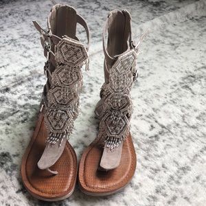 carlos santana taos gladiator sandals